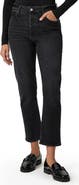 PAIGE Billy High Waist Crop Straight Leg Jeans
