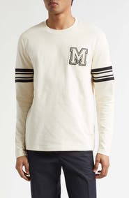 Moncler Logo Patch Long Sleeve T-Shirt