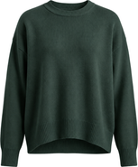 Cartolina Caden Scallop Trim Cashmere Sweater