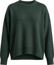 Cartolina Caden Scallop Trim Cashmere Sweater