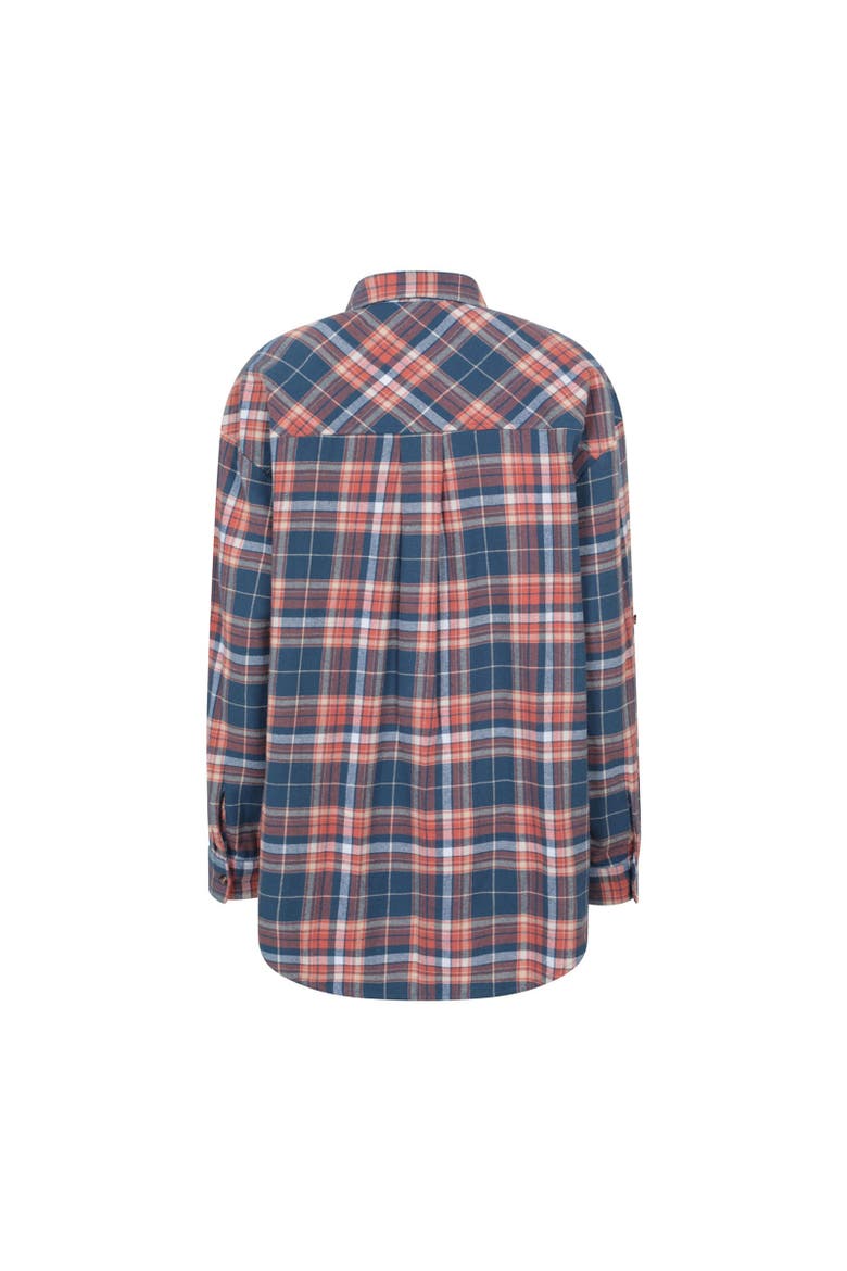 Elm Flannel Relaxed Fit Long-Sleeved Shirt, Alternate, color, Navy