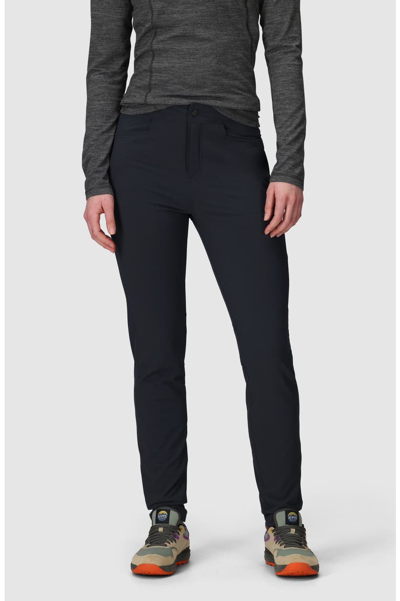 Timberline Fleece Lined Performance Pants, Main, color, BLACK