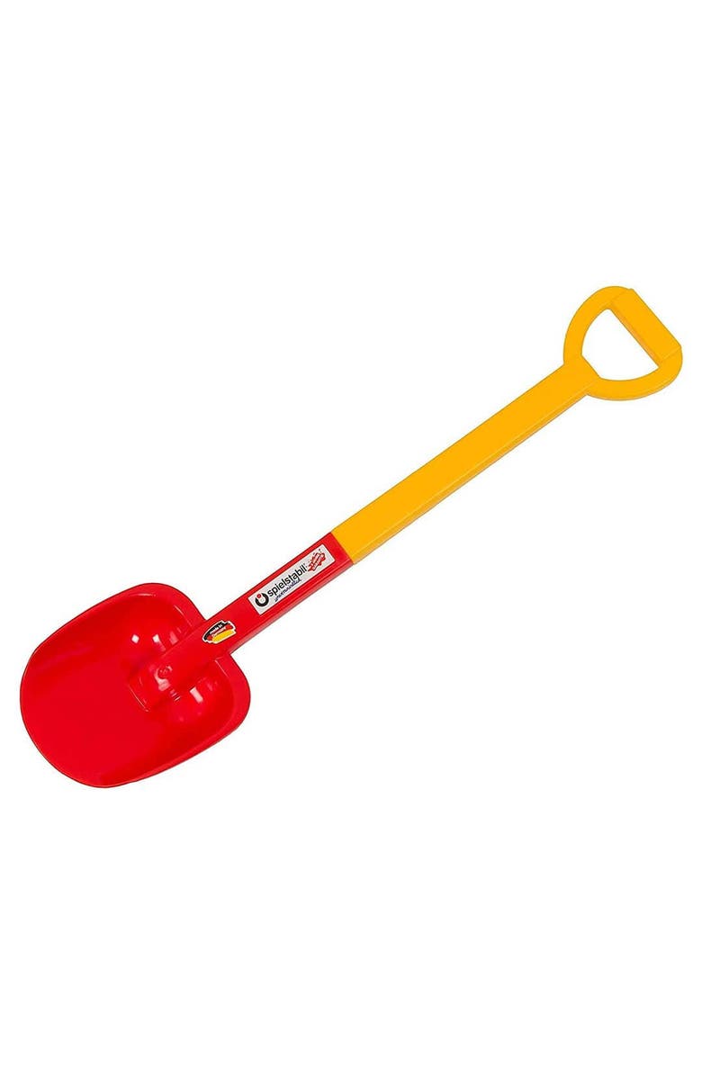 SPIELSTABIL Toddler Outdoor Toys - Beach Shovel and Digging Toys for Kids, Heavy Duty Sand Toys for Ages 2.5 & Up, German-Made Kids Beach Essentials, Main, color, Red Multi