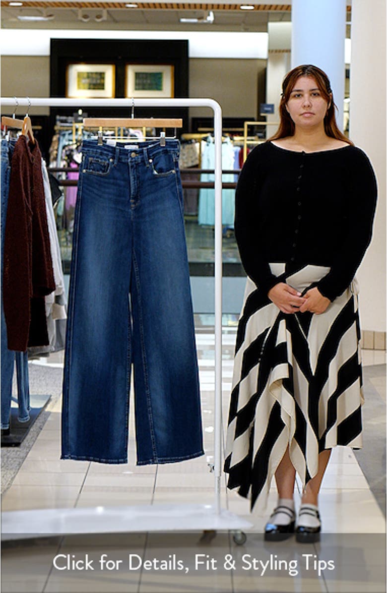 Soft-Tech Good Skate High Waist Wide Leg Jeans, sales video thumbnail