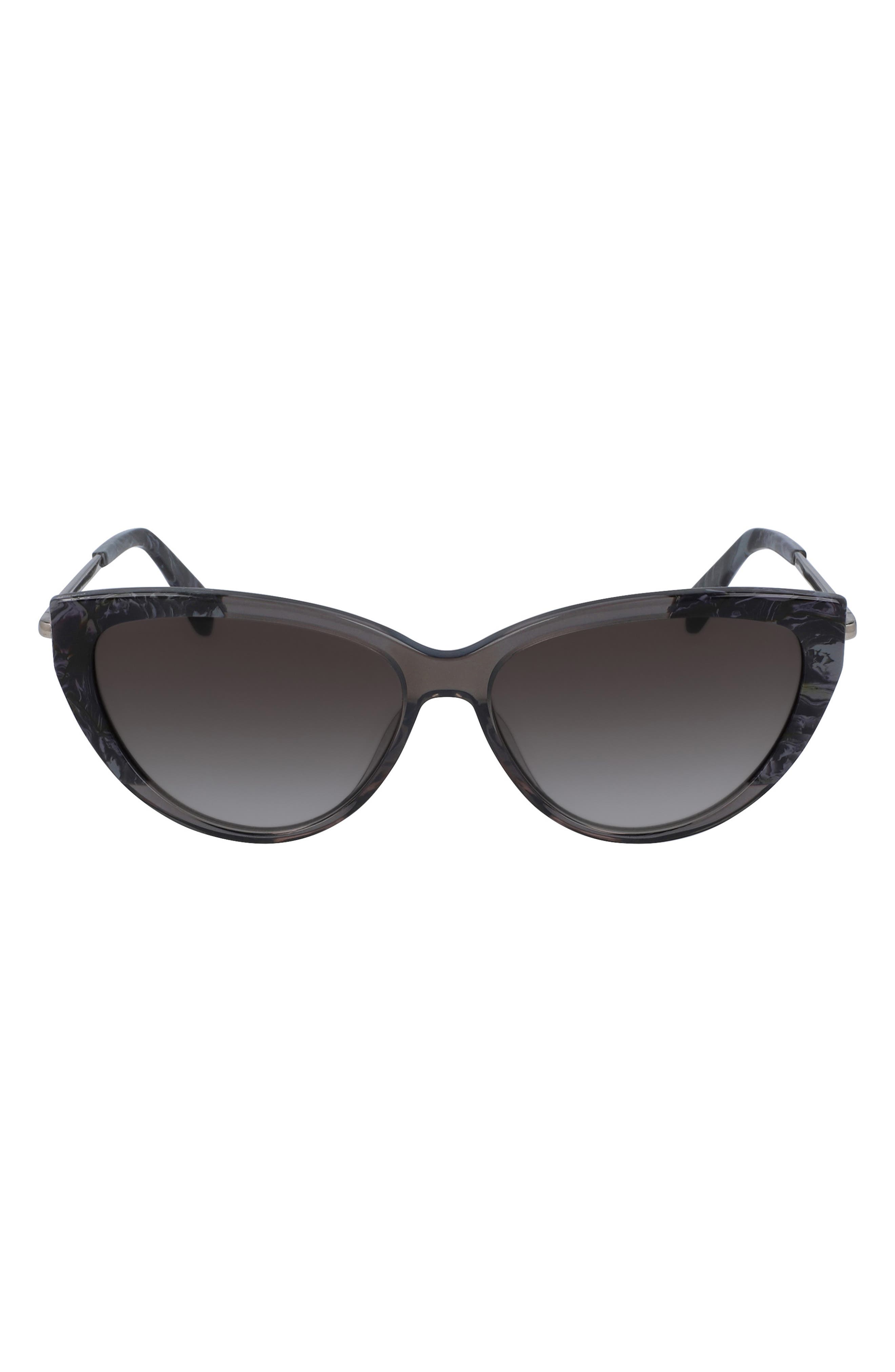 Longchamp Heritage 56mm Rectangular Sunglasses