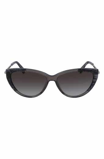 Longchamp Heritage 56mm Rectangular Sunglasses