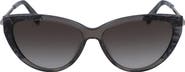 Longchamp Heritage 56mm Rectangular Sunglasses