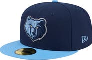 New Era Men's New Era Navy Memphis Grizzlies Two-Tone 59FIFTY Fitted Hat