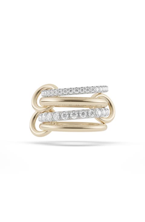 Halley Linked Diamond Ring