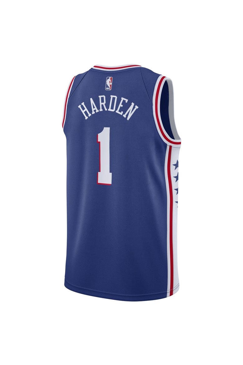 Men's Nike James Harden Royal Philadelphia 76ers Swingman Jersey - Icon Edition, Alternate, color, Royal