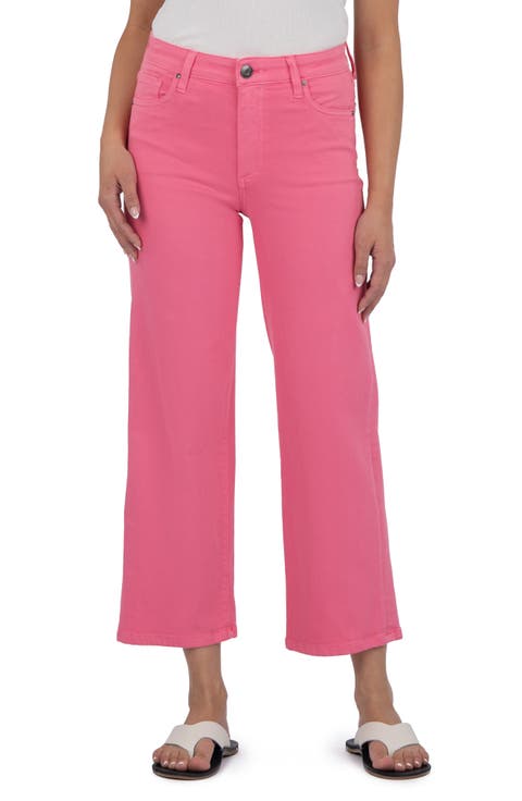 Pink Wide Leg Jeans | Nordstrom Pink Wide Leg Jeans | Nordstrom