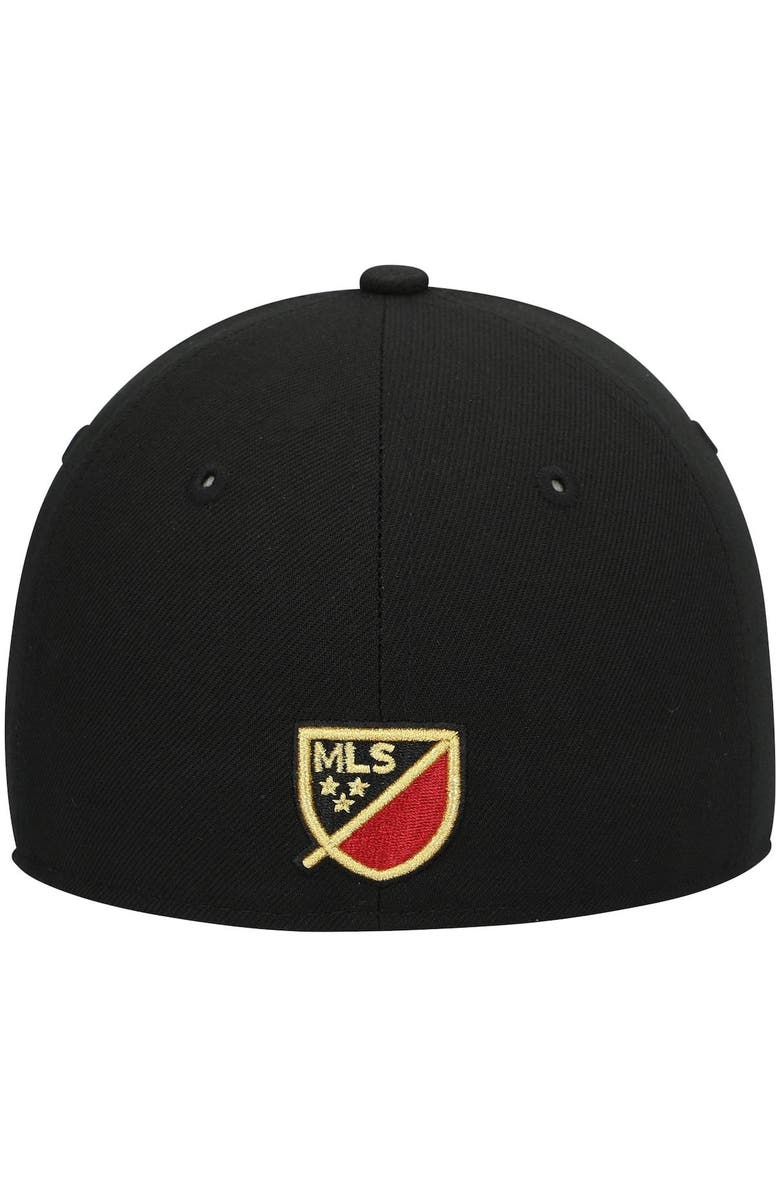 New Era Men's New Era Black Atlanta United FC Primary Logo Low Profile 59FIFTY Fitted Hat, Alternate, color, 