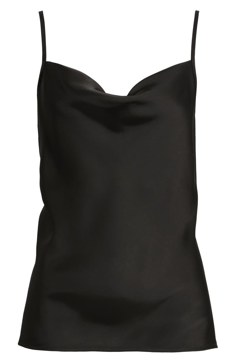 Tahari ASL Cowl Neck Satin Camisole, Main, color,