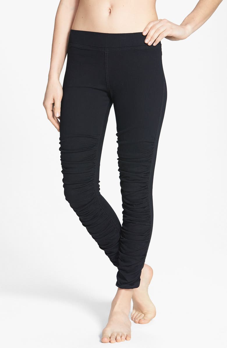PRAIRIE UNDERGROUND 'Glove' Ruched Jean Leggings, Main, color, 