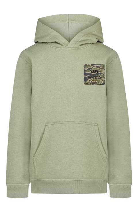Kids' Camo Patch Fleece Hoodie