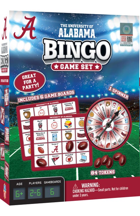 Alabama Crimson Tide NCAA Bingo Game