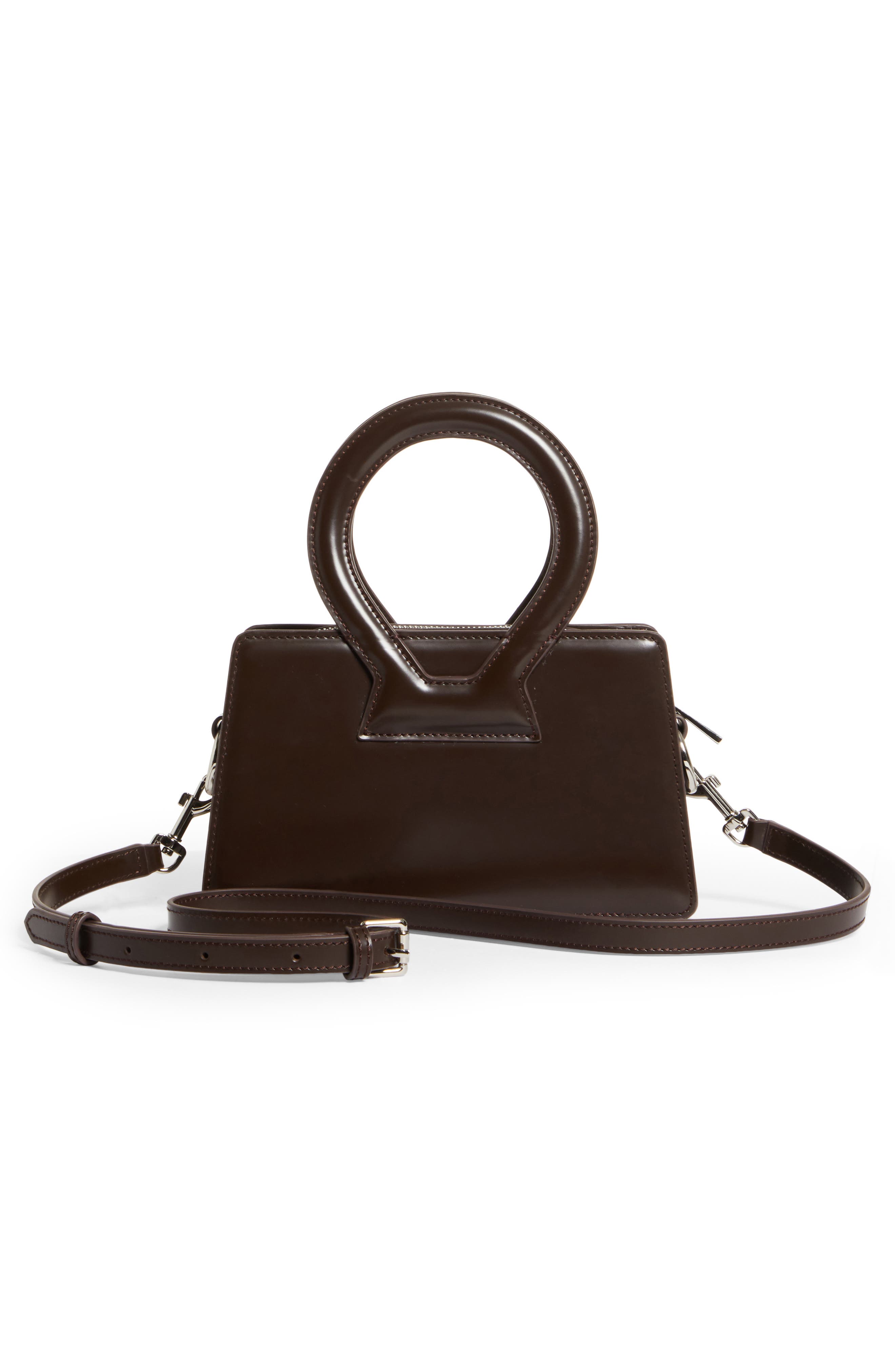 Luar Mini Ana Leather Top Handle Bag, Alternate, color, 