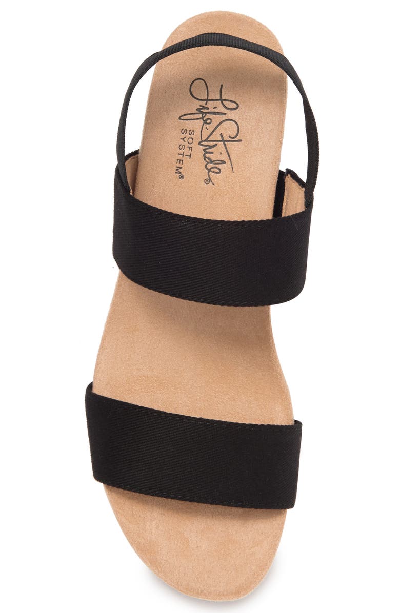 LifeStride Delta Wedge Sandal - Wide Width Available, Alternate, color,