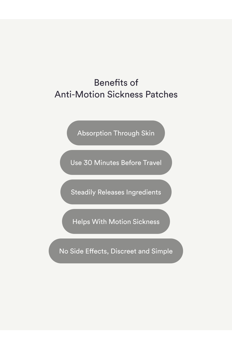 Anti-Motion Sickness Patches, Alternate, color, Turquoise