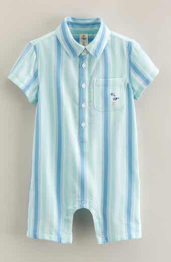 Tucker + Tate Embroidered Cotton Polo Romper
