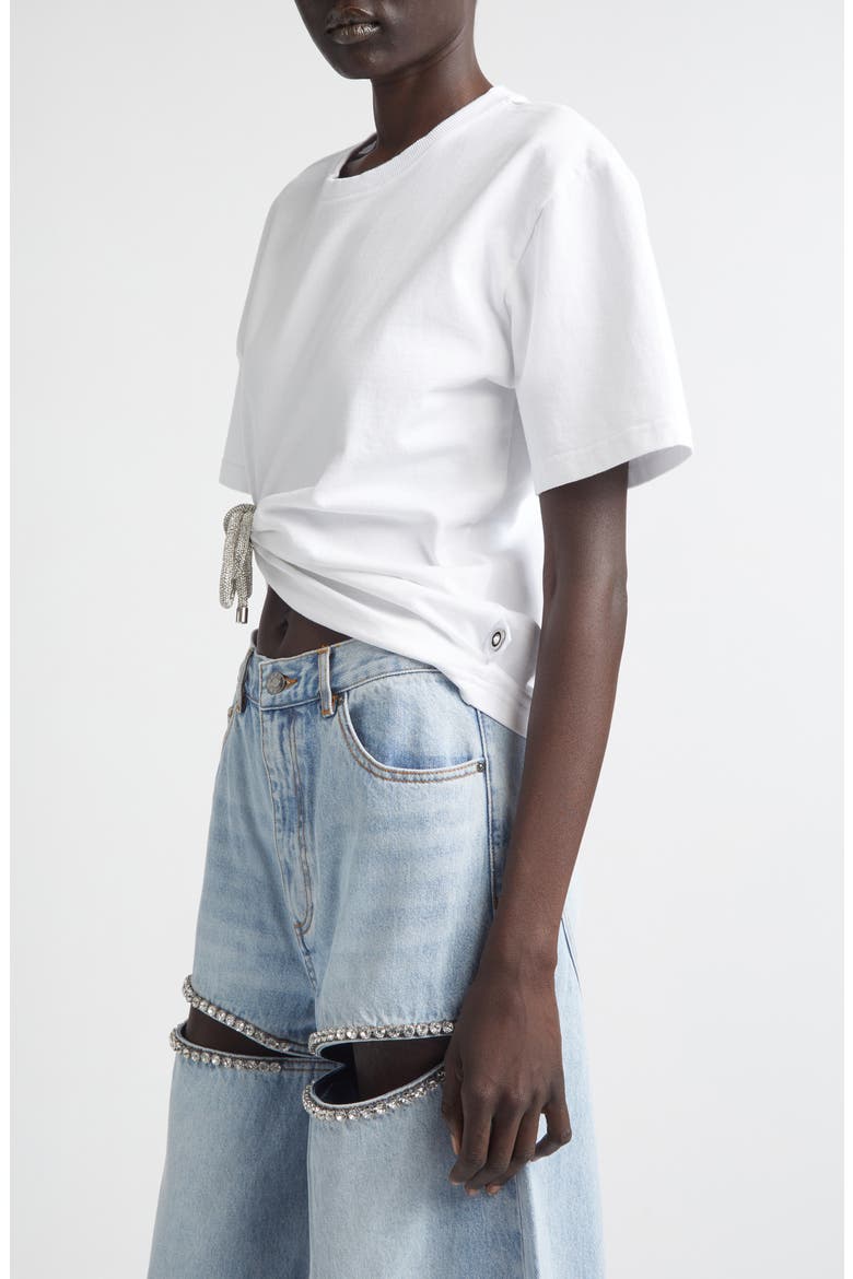 Crystal Knot T-Shirt, Alternate, color, WHITE