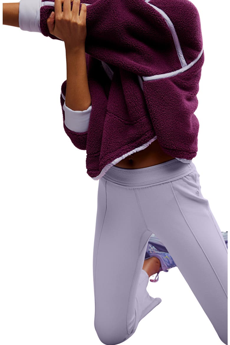 FP Movement Mountain High Fleece Half Zip Pullover, Alternate, color, BLACK CHERRY COMBO