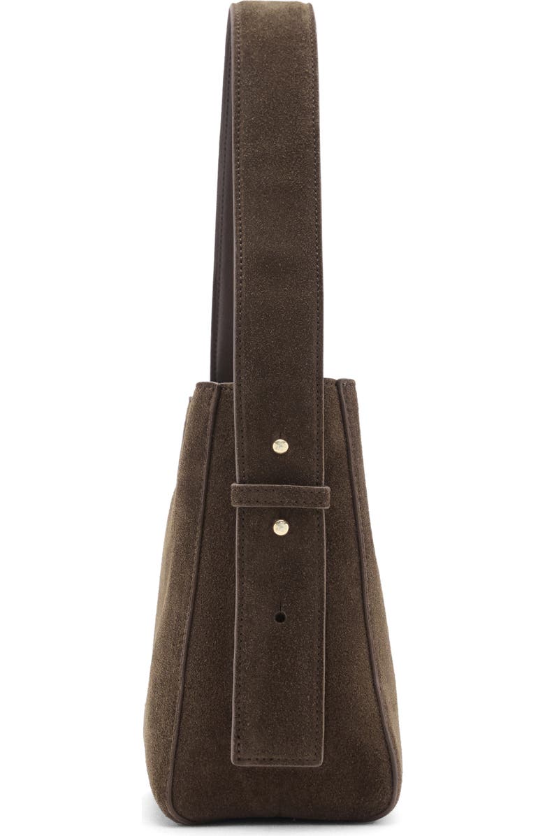 MANGO Suede Shoulder Bag, Alternate, color,