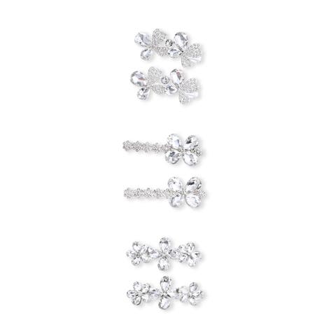 Crystal Aura Hair Clip Set