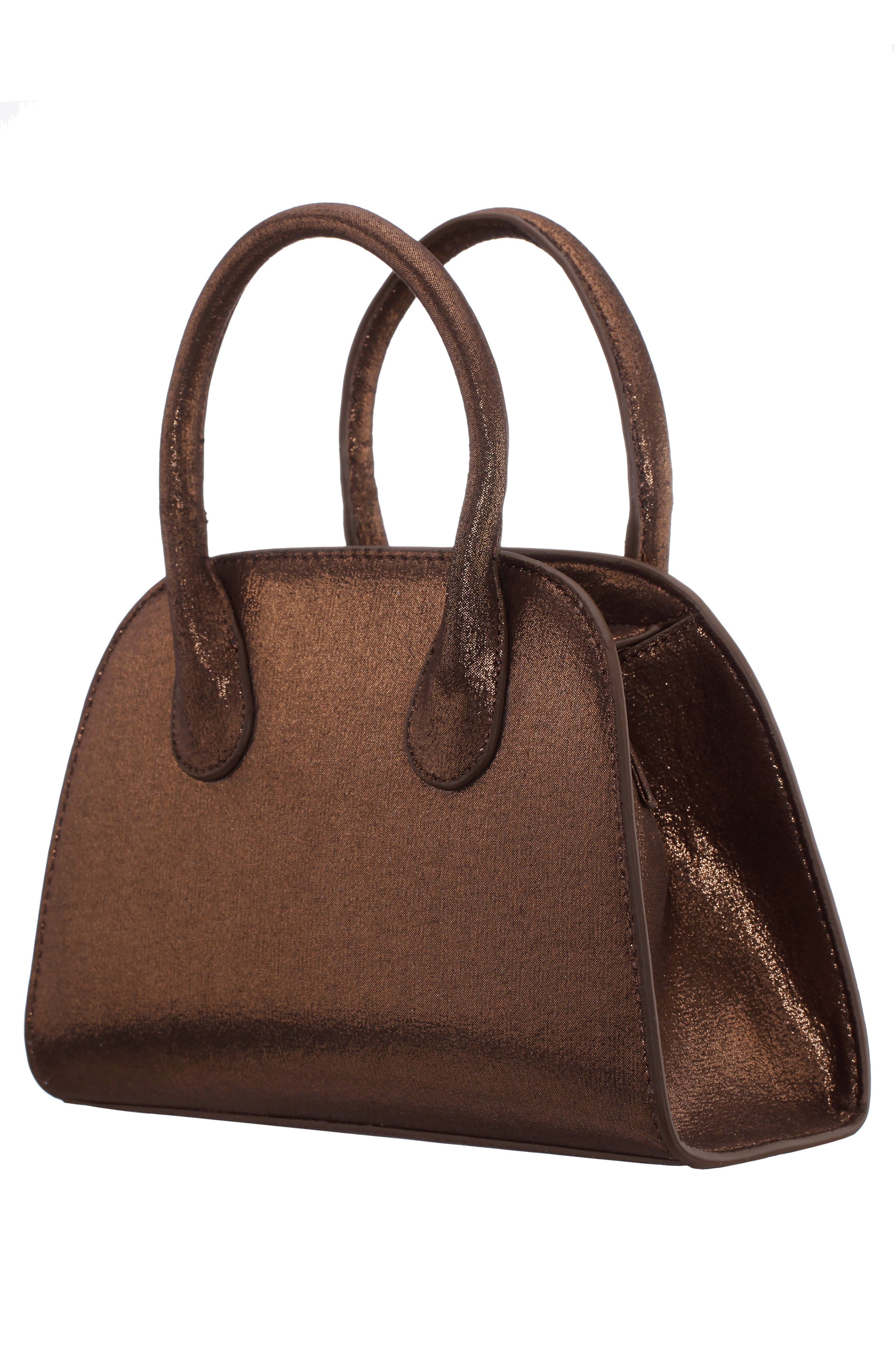 Ainsley Top Handle Bag, Alternate, color, BRONZE