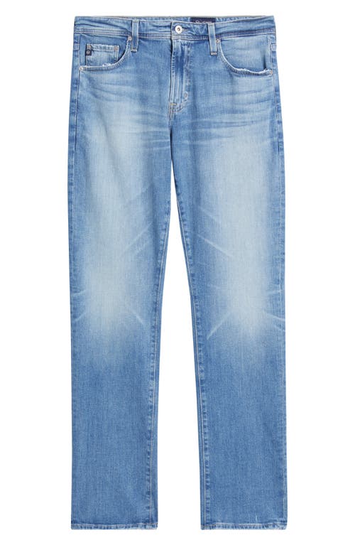 Ag Everett Slim Straight Leg Jeans In White