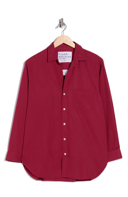 Frank & Eileen Joedy Cotton Button-up Shirt In Pink
