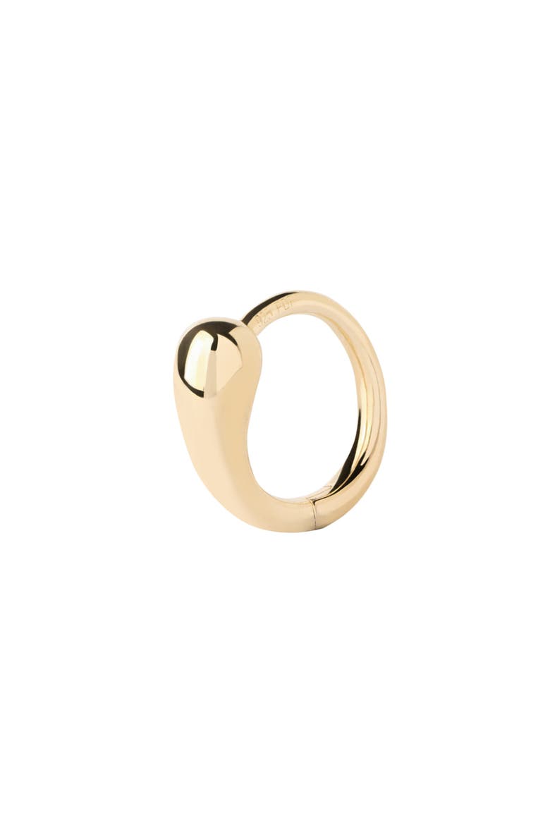 Loop Single Hoop, Alternate, color, Gold