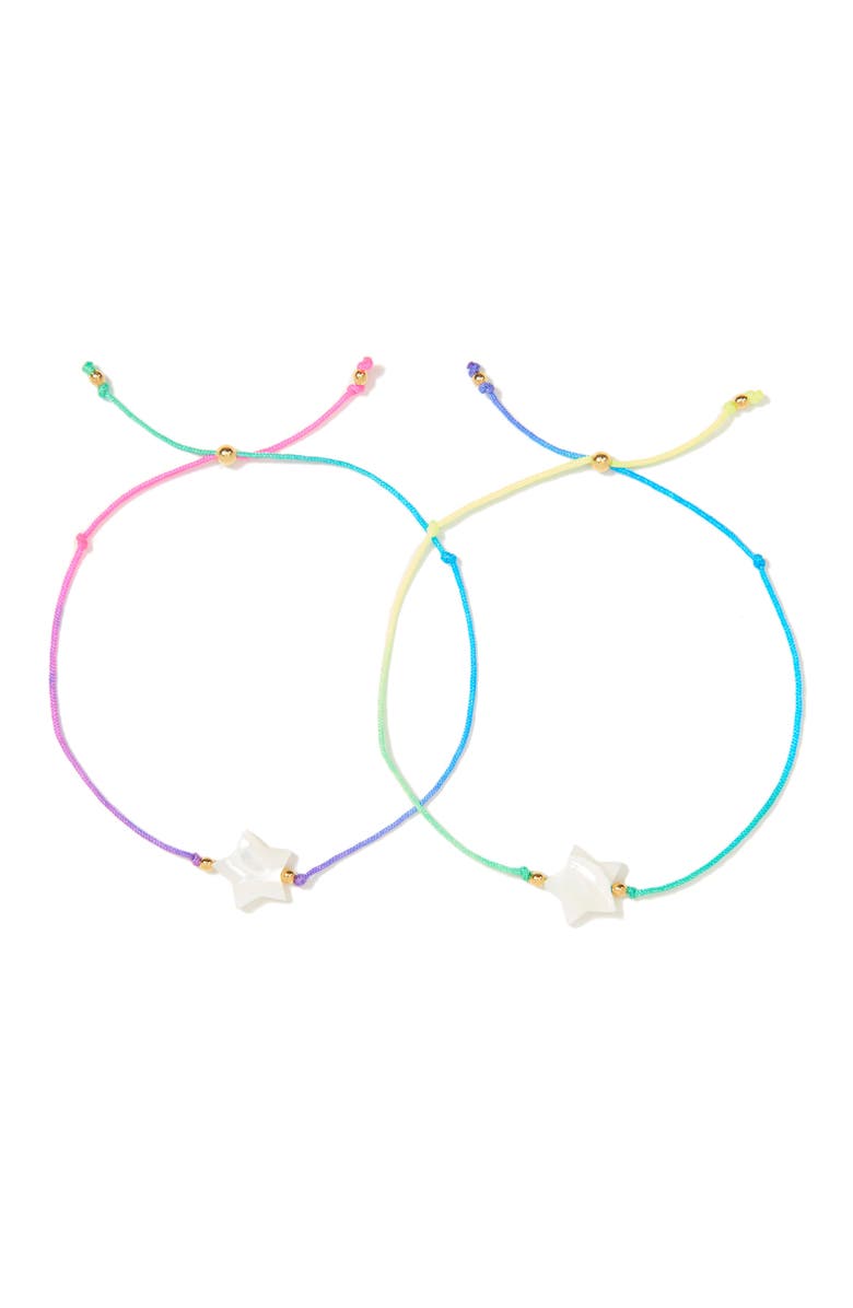 Venessa Arizaga Twin Stars Bracelet Set, Main, color,