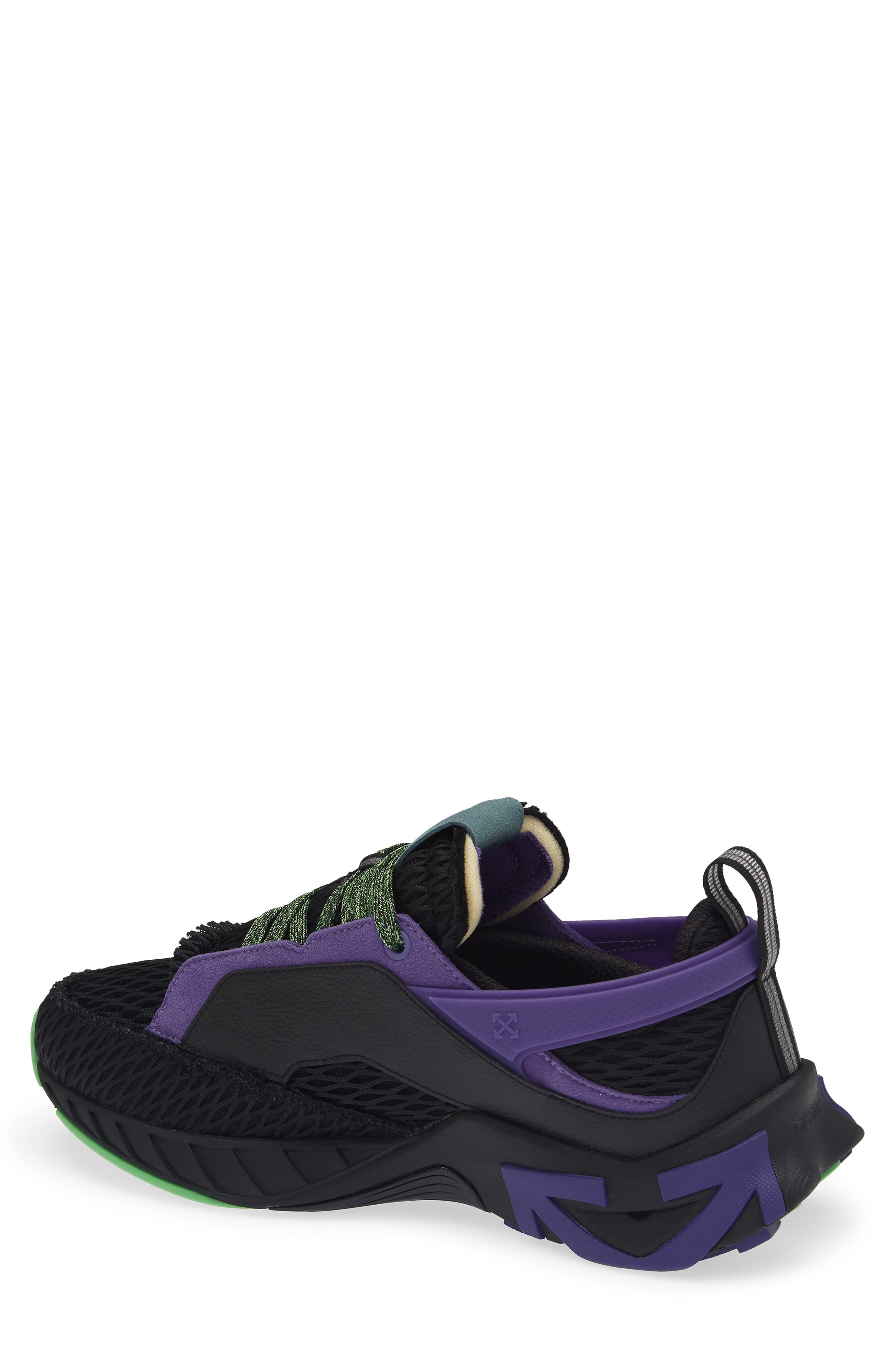 Space Memo Sneaker, Alternate, color, BLACK/ PURPLE