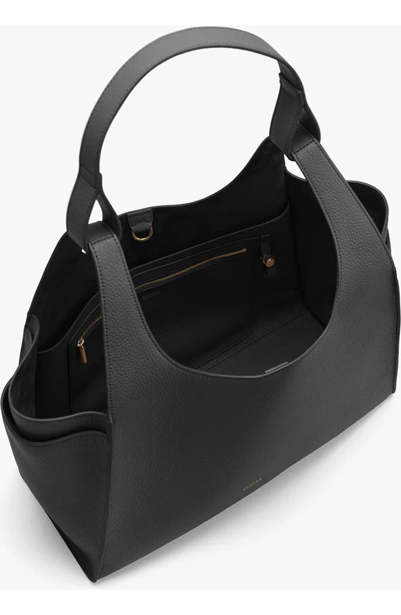 Cuyana Double Loop Satchel, Alternate, color, Black