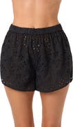 O'Neill Pam Cotton Eyelet Cover-Up Shorts