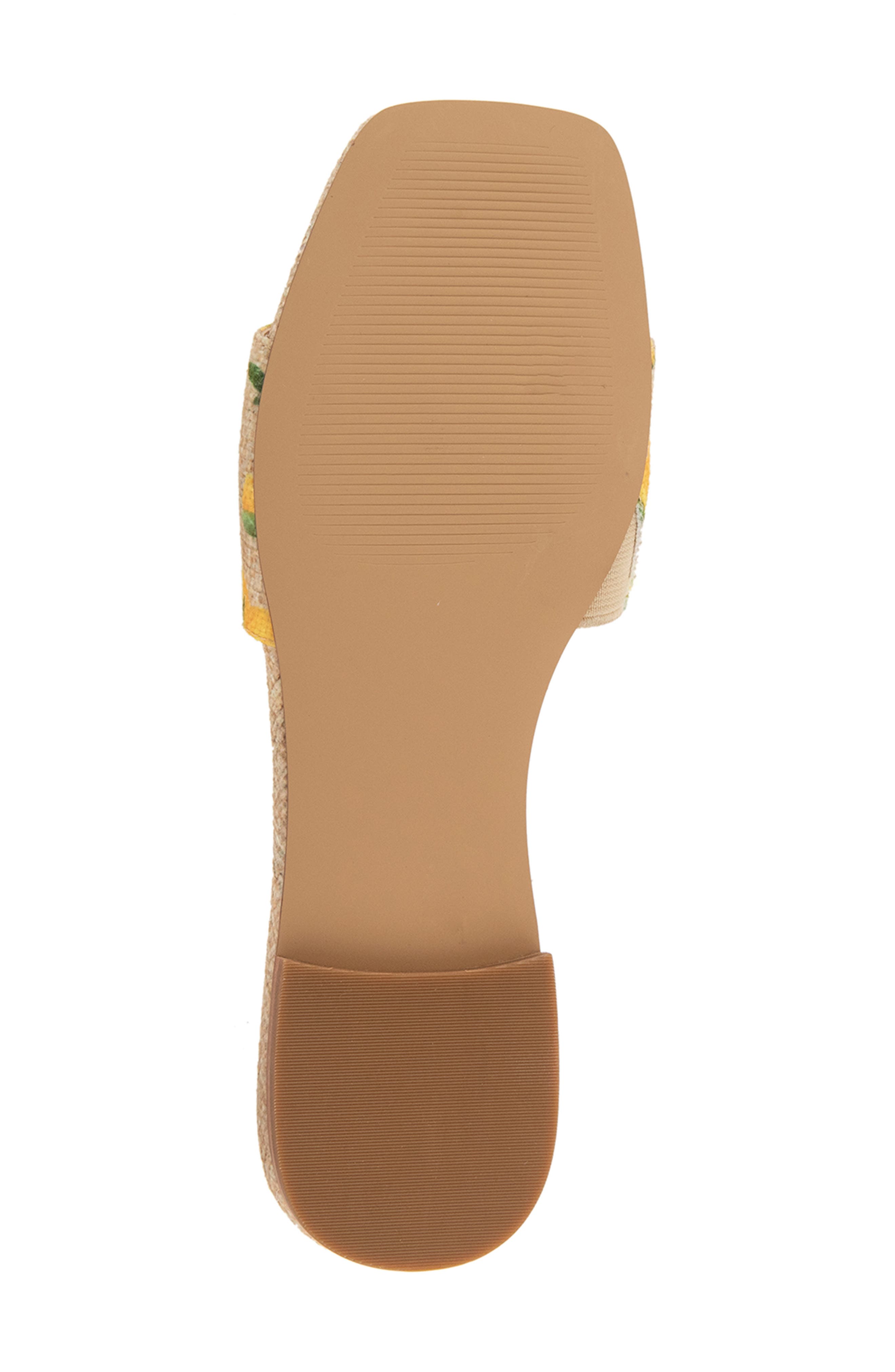 Esprit Rylee Slide Sandal, Alternate, color, Natural Linen/ Lemon