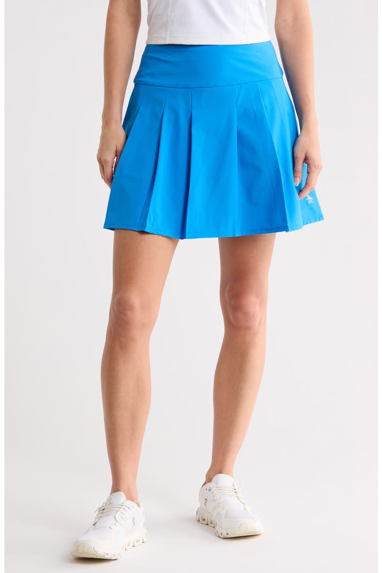 Pleated Skort, Main, color, FRENCH BLUE
