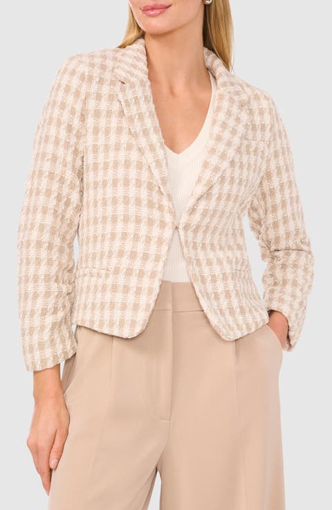 Textured Check Jacket