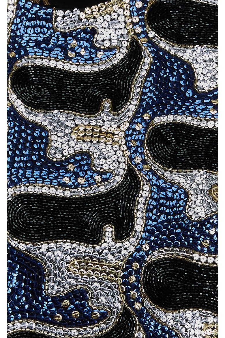 Juliet Crop Top Embroidered, Alternate, color, Spritz Blu Blue