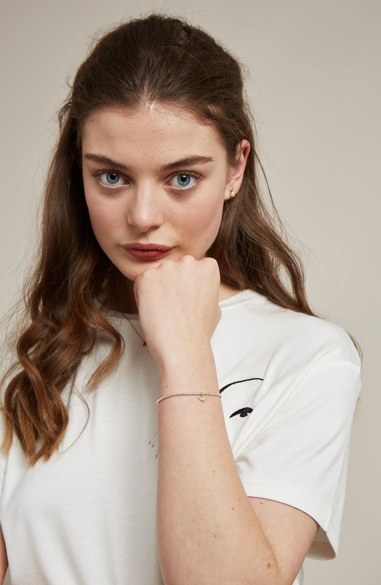 Estella Bartlett Laila Bee Bracelet, Alternate, color, Gold And Silver