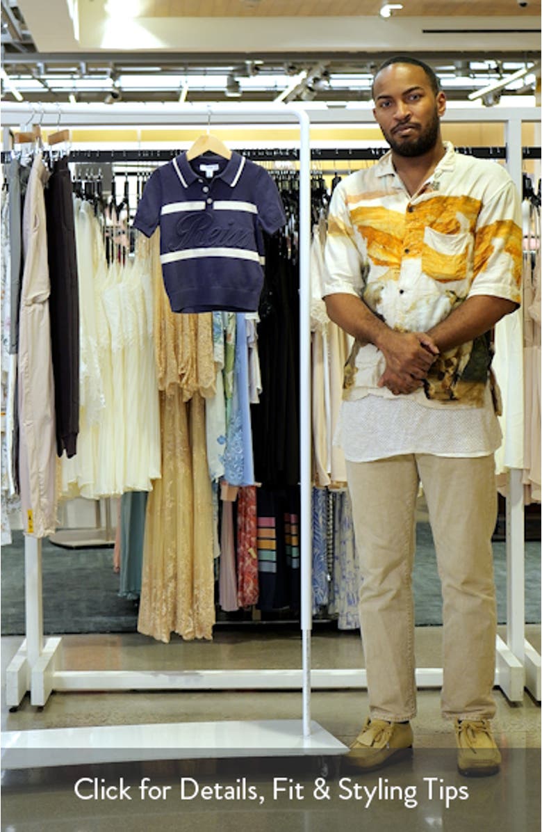 Kids' Ellis Stripe Cotton Polo, sales video thumbnail