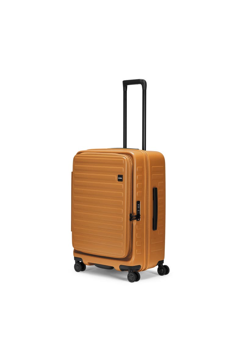 Cubo Medium Check in 26 inch Lightweight Luggage, Alternate, color, Golden Ochre