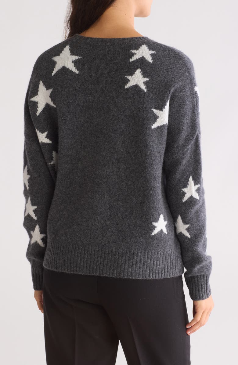 Magaschoni Star Cashmere Sweater, Alternate, color, 