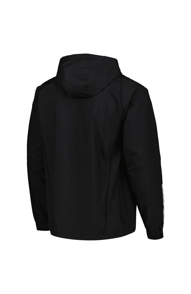 adidas Men's adidas Black St. Louis City SC All-Weather Raglan Hoodie Full-Zip Jacket, Alternate, color, 
