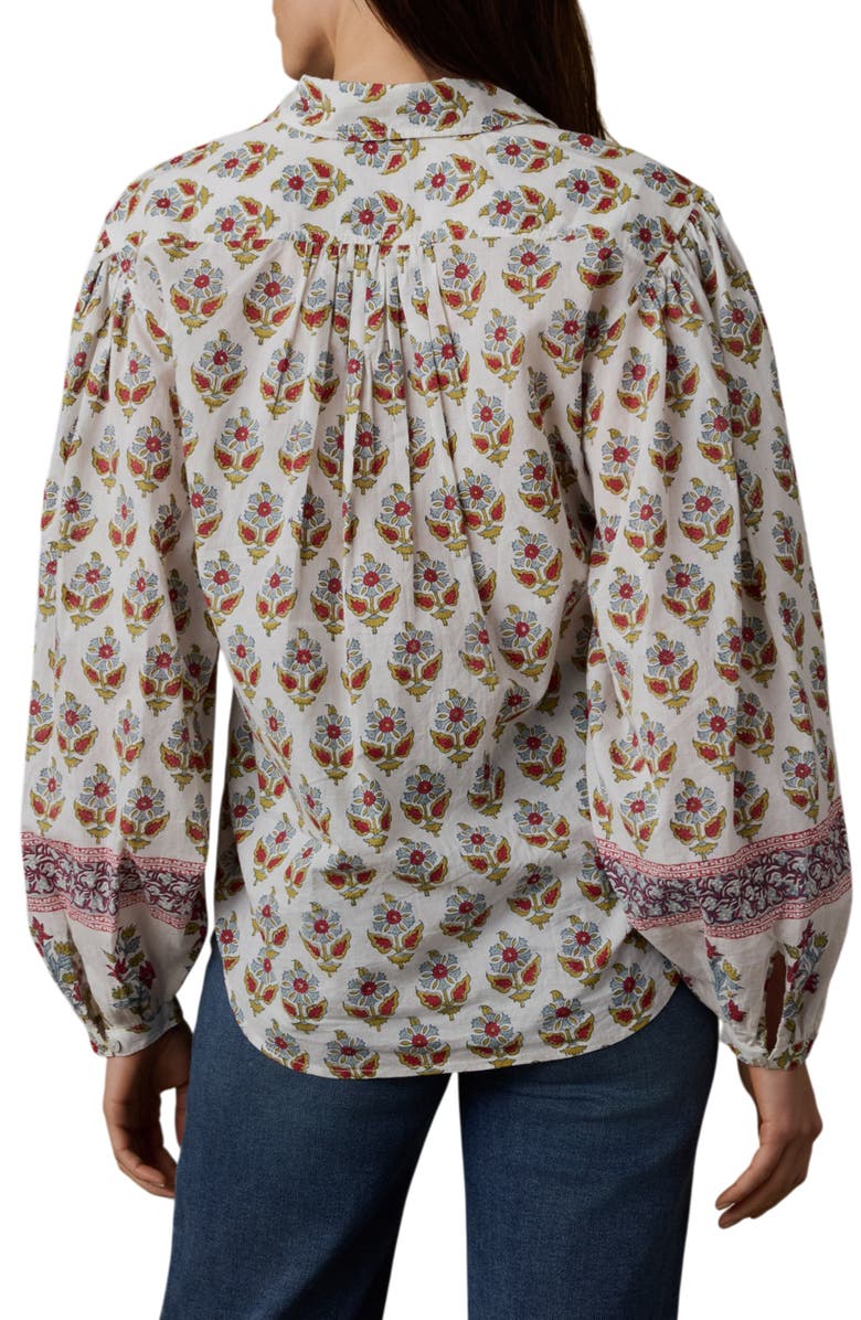 Faherty Suki Floral Button-Up Shirt, Alternate, color, Antique Bouquet