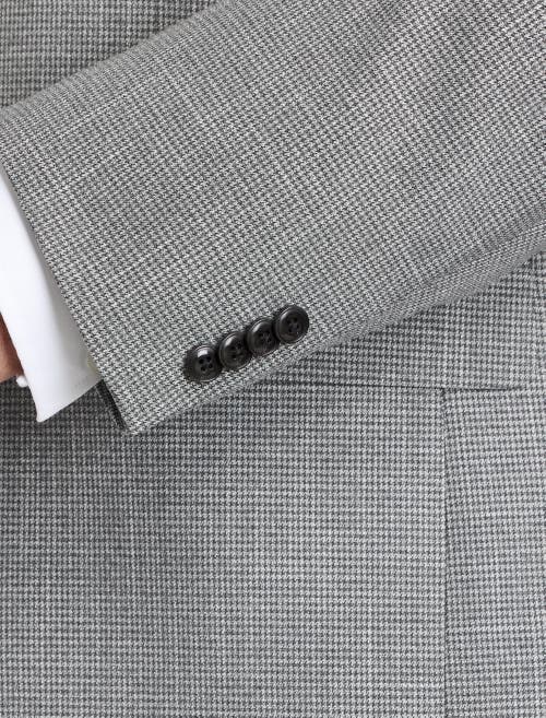 Michael Kors Big & Tall Houndstooth Sport Coat In Gray