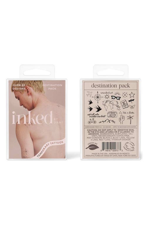 INKED by Dani Destination Temporary Tattoos in Black  product