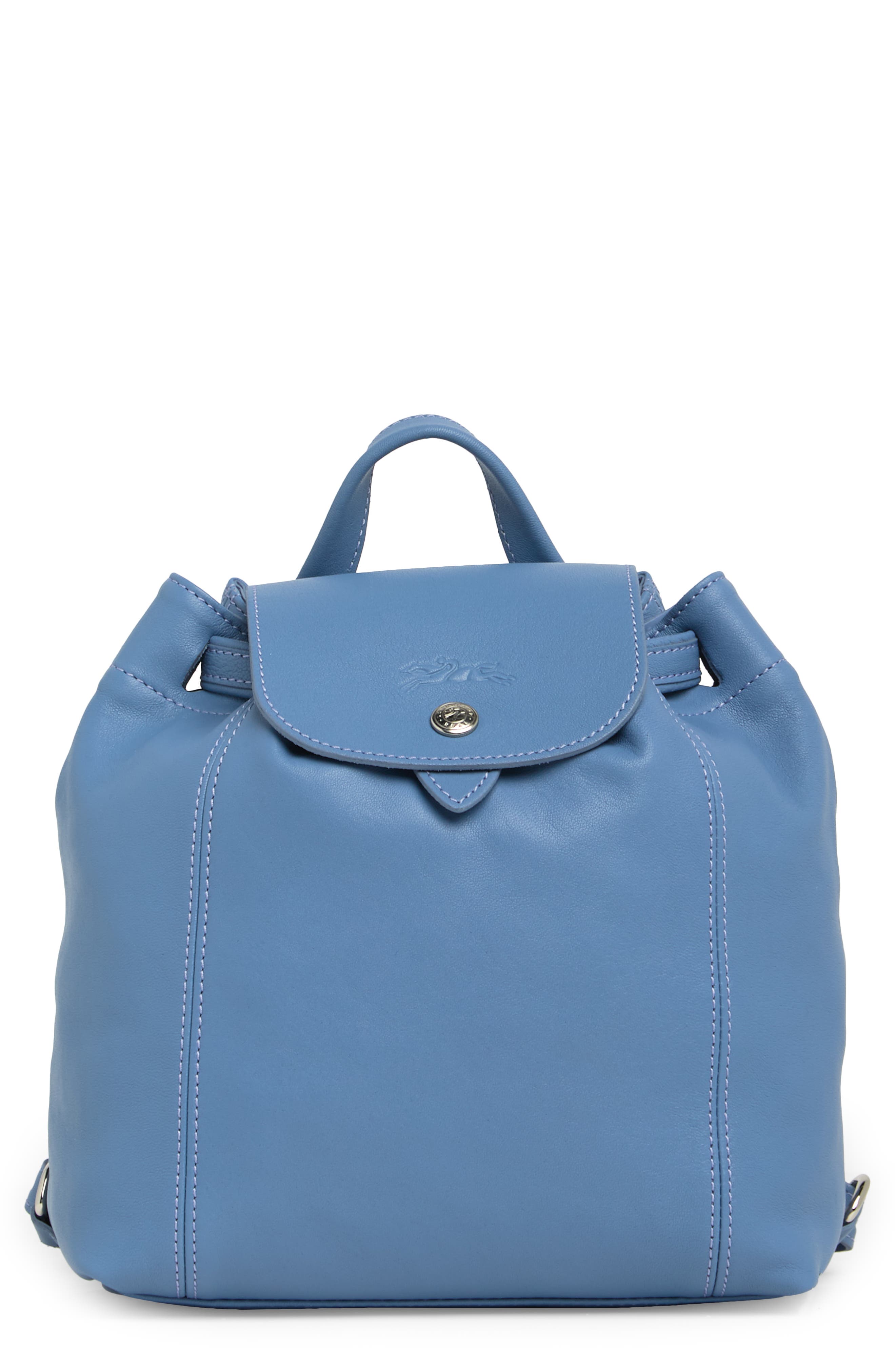 Longchamp Le Pliage Cuir XS Leather Backpack, Main, color, 