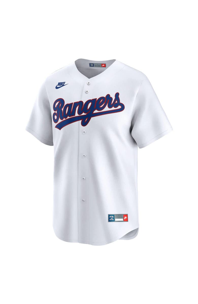 Nike Men's Nike White Texas Rangers Throwback Cooperstown Collection Limited Jersey, Alternate, color, White